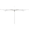 Velký profi slunečník Doppler TELESTAR 4 x 4 m, vodoodpudivý, bílá