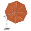 Zahradní výkyvný slunečník s boční tyčí Doppler EXPERT 350P, terakota