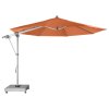 Zahradní výkyvný slunečník s boční tyčí Doppler EXPERT 350P, terakota
