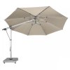 Zahradní výkyvný slunečník s boční tyčí Doppler EXPERT 350P, béžová