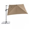 Výkyvný zahradní slunečník s boční tyčí Doppler ACTIVE 350  x 260 cm, hnědá