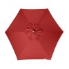 Slunečník s automatickým naklápěním klikou Doppler EXPERT 280 cm, bordó