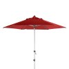 Slunečník s automatickým naklápěním klikou Doppler EXPERT 280 cm, bordó