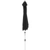 Slunečník s automatickým naklápěním Doppler EXPERT 220 x 140 cm, černá