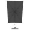 Moderní slunečník s boční nohou Doppler ACTIVE 310  x 210 cm, antracit