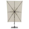 Moderní slunečník s boční nohou Doppler ACTIVE 310  x 210 cm, přírodní