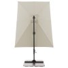 Moderní slunečník s boční nohou Doppler ACTIVE 310  x 210 cm, přírodní