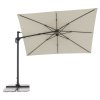 Moderní slunečník s boční nohou Doppler ACTIVE 310  x 210 cm, přírodní