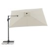 Moderní slunečník s boční nohou Doppler ACTIVE 310  x 210 cm, přírodní