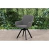 Zahradní křeslo PARIS LIKA-TEX šedé, luxusní, otočné