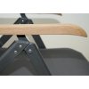 Zahradní křeslo CONCEPT teak, hliníkové, polohovací