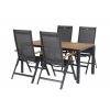 3509827 zahradni set aruba stul 160 x 90 cm 4x kreslo