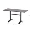3509968 1 bistro stul sophie s hpl deskou o rozmeru 140x65cm sklapeci xerix