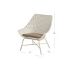 3509764 4 lounge kreslo delphine z umeleho ratanu moccacino