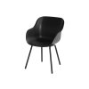 3510301 5 jidelni zidle sophie rondo elegance plastova s alu podnozi mahagony seat