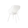 3510310 jidelni zidle sophie rondo elegance plastova s alu podnozi royal white