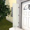 Boční stěna ke stříšce GUTTAVORDACH HD 180 x 60 cm stříbrná / bílá