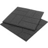 Gumová dlaždice BRICKFACE 40 x 40 cm, šedá, oboustranná