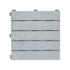 Gumová dlaždice NATURAL STONE 30 x 30 cm, platinově šedá