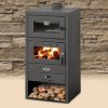 Krbová kamna BLIST NAPOLI s troubou, antracit