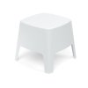Stolička & odkládací stůl MILANE 49 x 49 x 42 cm, bílá